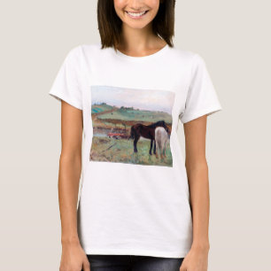 Pferd auf einer Wiese, Edgar Degas T-Shirt