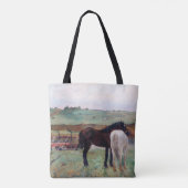 Pferd auf einer Wiese, Edgar Degas Tasche (Rückseite)