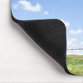 Pferd auf Weide stehend Mousepad (Ecke)