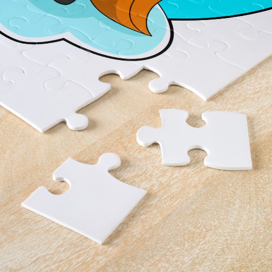 Pferd auf Wolken Puzzle (Seite)