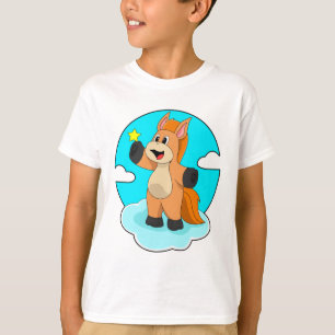Pferd auf Wolken T-Shirt