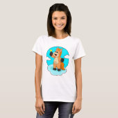Pferd auf Wolken T-Shirt (Vorne ganz)