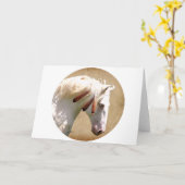 Pferd aus dem Weißen Krieg Karte (Gelbe Blume)