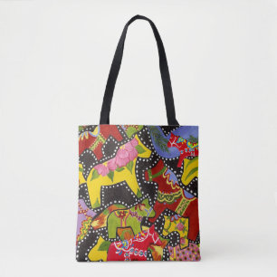 Pferd aus einer anderen Farbe Tote Beutel Tasche