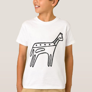 Pferd, australischer zeichn (Aborigine) T-Shirt