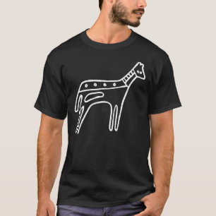 Pferd, australischer zeichn (Aborigine) T-Shirt