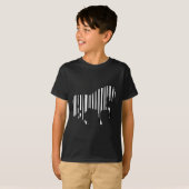 PFERD BAR CODE Zebrastreifen Barcode-Design T-Shirt (Vorne ganz)