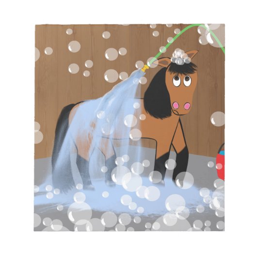 Pferd Bath.tif Notizblock (Vorderseite)