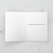 Pferd Beileid Schönes Gedicht auf Pergament Look Karte (Innenseite)