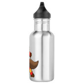 Pferd beim Laufen Edelstahlflasche (Rechts)