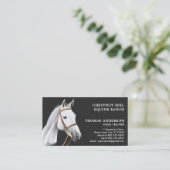 Pferd Berufliche Personalisierte Pferde Visitenkarte (Stehend Vorderseite)