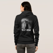 Pferd beste Aussicht von Pferdebackideen Geschenk Hoodie (Schwarz voll)