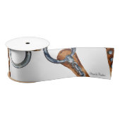 Pferd-Bit Themed Band Satinband (Spule)