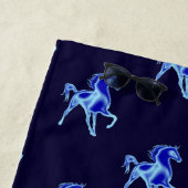 Pferd Blue Beach Handtuch - Farben auswählen (Beispiel)