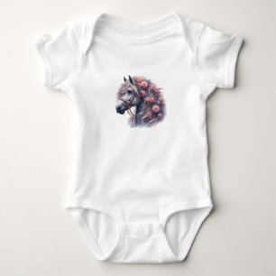Pferd Body Baby Strampler