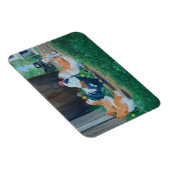 Pferd/Buggy und Lachs Magnet (Rechte Seite)