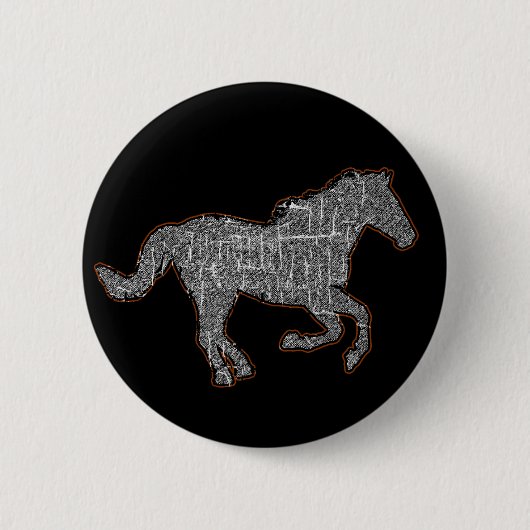 Pferd Button (Vorderseite)
