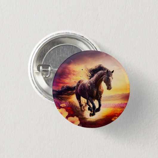Pferd Button (Vorne & Hinten)