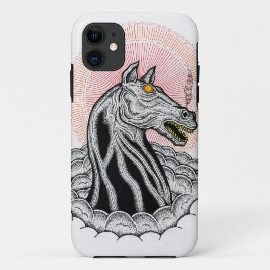 Pferd Case-Mate iPhone Hülle (Rückseite)
