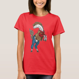Pferd Cowboy Cowboyhut T-Shirt