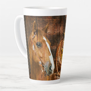 Pferd Cowboy Hut Lasso Sonnenblume Rustikale Scheu Milchtasse
