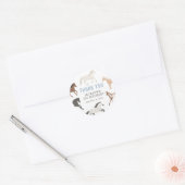 Pferd Cowboy Reitschiff Geburtstag Runder Aufkleber (Umschlag)