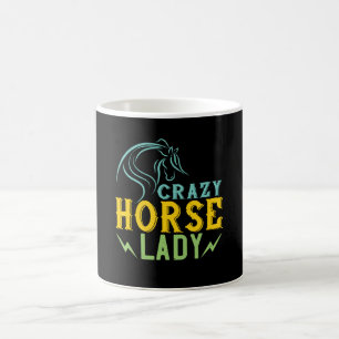 Pferd - Crazy Horse Lady Kaffeetasse