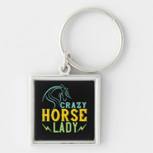 Pferd - Crazy Horse Lady Schlüsselanhänger