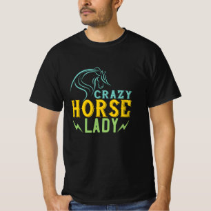 Pferd - Crazy Horse Lady T-Shirt