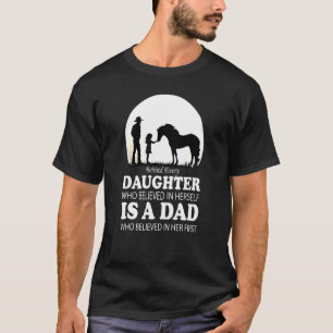 Pferd, das an sich selbst glaubt, ist ein Vater T-Shirt