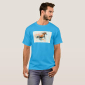Pferd, das frei läuft T-Shirt (Vorne ganz)
