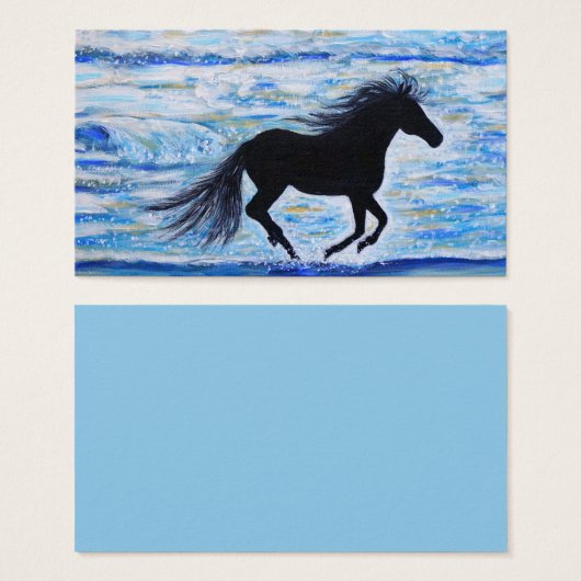 Pferd, das mit der Seeschifffahrtskarte frei läuft (Vorne & Hinten)