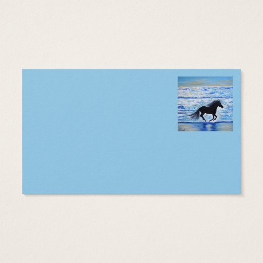 Pferd, das mit der Seeschifffahrtskarte frei läuft (Rückseite)