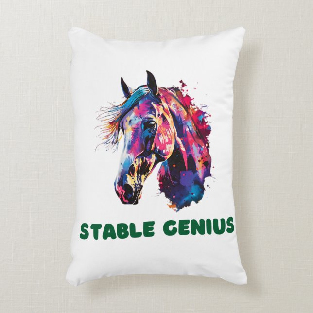 Pferd Dekokissen (Vorderseite(Vertikal))