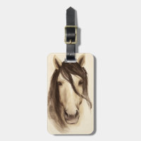 Pferd der Aquarell-Scheunen-Tier-|