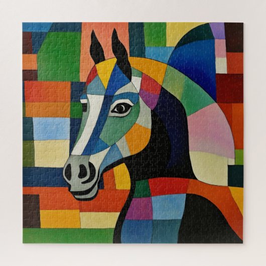 Pferd der Farben Puzzle (Vertikal)