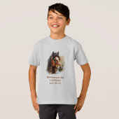 Pferd des Kindes anpassen T-Shirt (Vorne ganz)