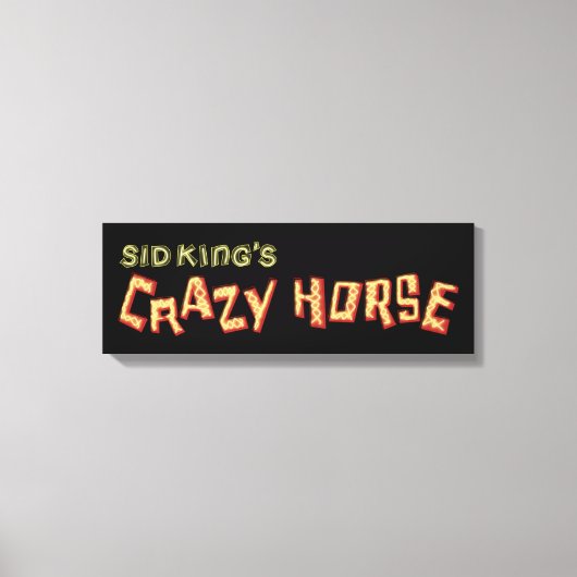 Pferd des Königs Leinwanddruck (Vorderseite)