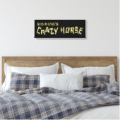 Pferd des Königs Leinwanddruck (Insitu (Schlafzimmer))