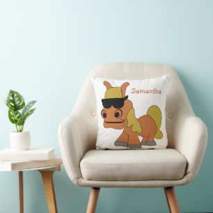 Pferd Design personalisiert Kissen