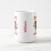 Pferd Drück deine Liebe Tasse (Mittel)