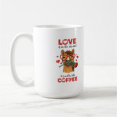 Pferd Drück deine Liebe Tasse (Links)