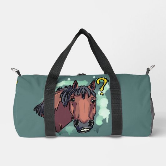 Pferd Duffle Bag (Vorderseite)