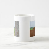 Pferd durch Baum Kaffeetasse (Mittel)