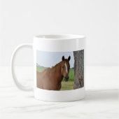 Pferd durch Baum Kaffeetasse (Links)