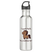 Pferd Edelstahlflasche (Vorderseite)