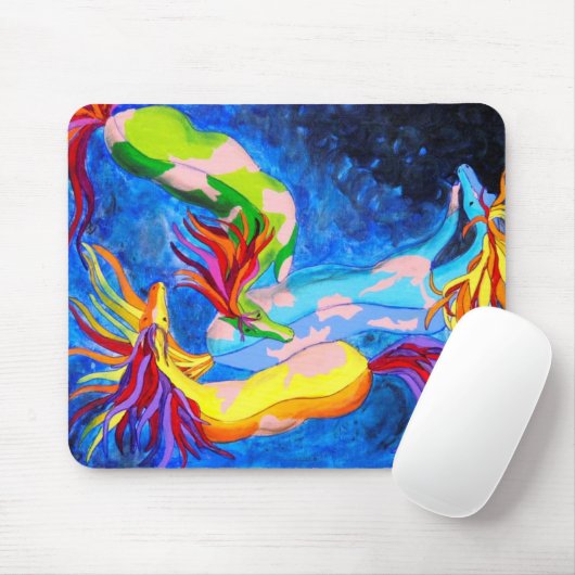 Pferd einer anderen Farbe Mousepad (Mit Mouse)