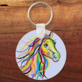 Pferd einer anderen Farbe Schlüsselanhänger (Vorderseite)