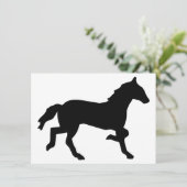 Pferd Einladung (Stehend Vorderseite)