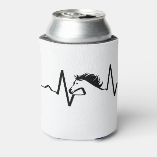 Pferd EKG Dosenkühler (Kanne Rückseite)